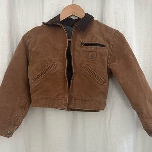 Carhartt boys jackets, size S / 6-7, camel brown